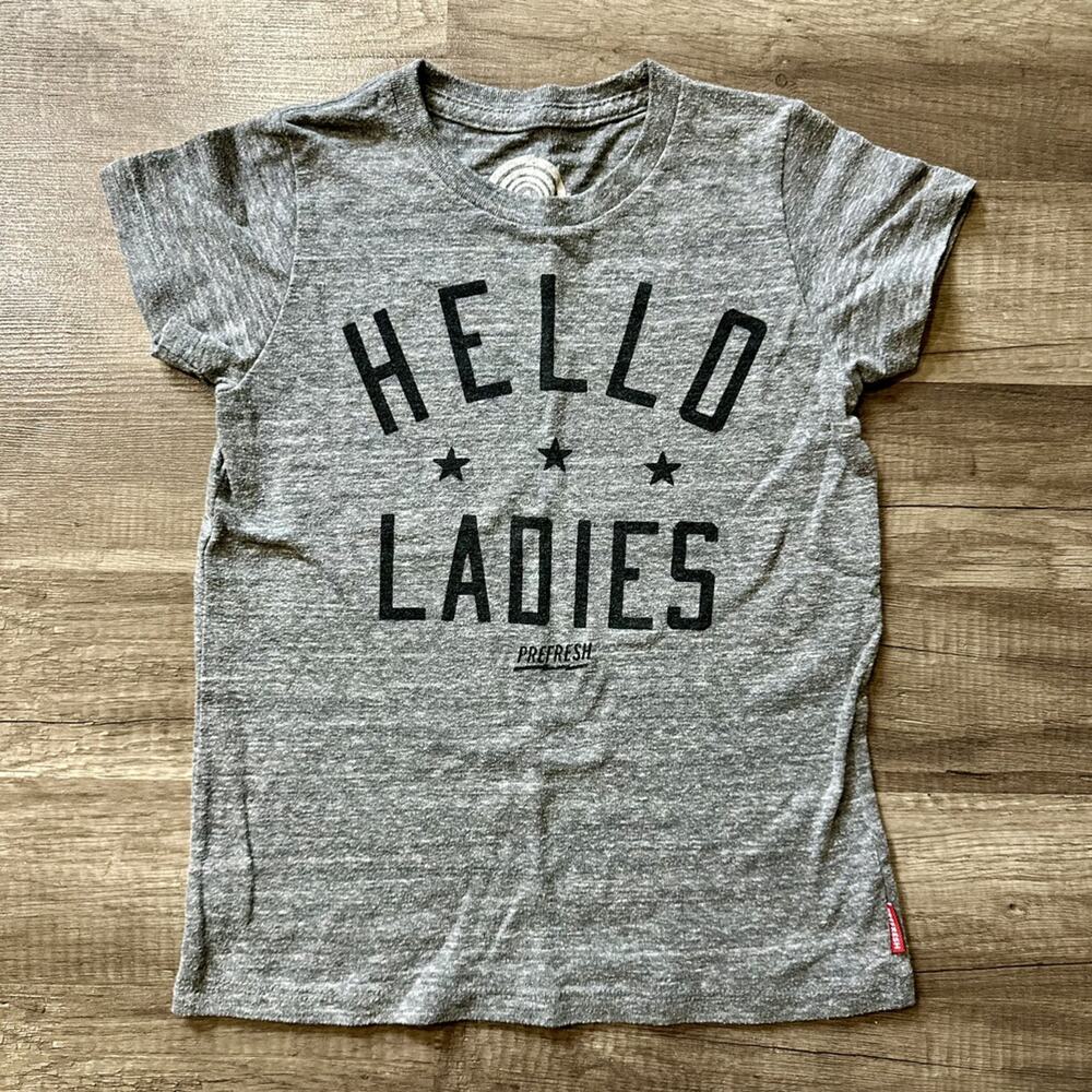 Prefresh Hello Ladies Gray Tee
